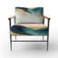 Cullivan - Fauteuil d'appoint rembourré en marbre-1899076508