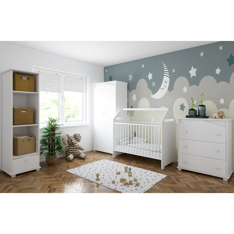 Epps Cot Bed, White, No