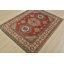 Tapis de zone en laine 4 pi 5 po x 5 pi 6 po one-of-kind noué la Youngtown