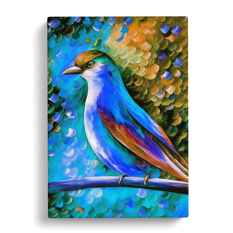 View Of A Bird No.2 - Wall Art, 50cm H x 35cm W, Wrapped Canvas, No Matte