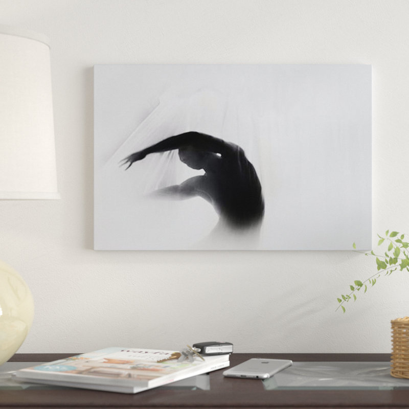 « the danse of silence », impression sur toile, H 18 po x l 26 po x P 1,5 po, Toile tendue