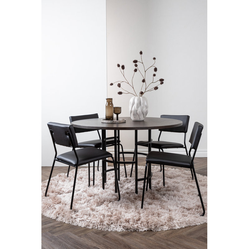 Ashalyn 4 - Person Dining Set, Brown