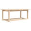 Kamyle Solid Wood Four Leg Coffee Table-149762651