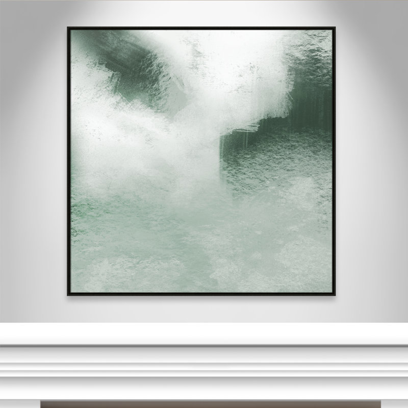 «Quietude Smudges II» par Marcus Prime, Espresso, H 46,5 po x l 46,5 po
