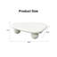Cloud Coffee Table With 3 Ball Legs Modern Wooden Accent Centre Table Unique Accent Table For Small Spaces For Living Room