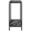 Console en verre trempé noir-1832610015