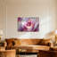 Plantes et fleurs, rose mauve avec accents dorés, reproduction d'art-1320871705