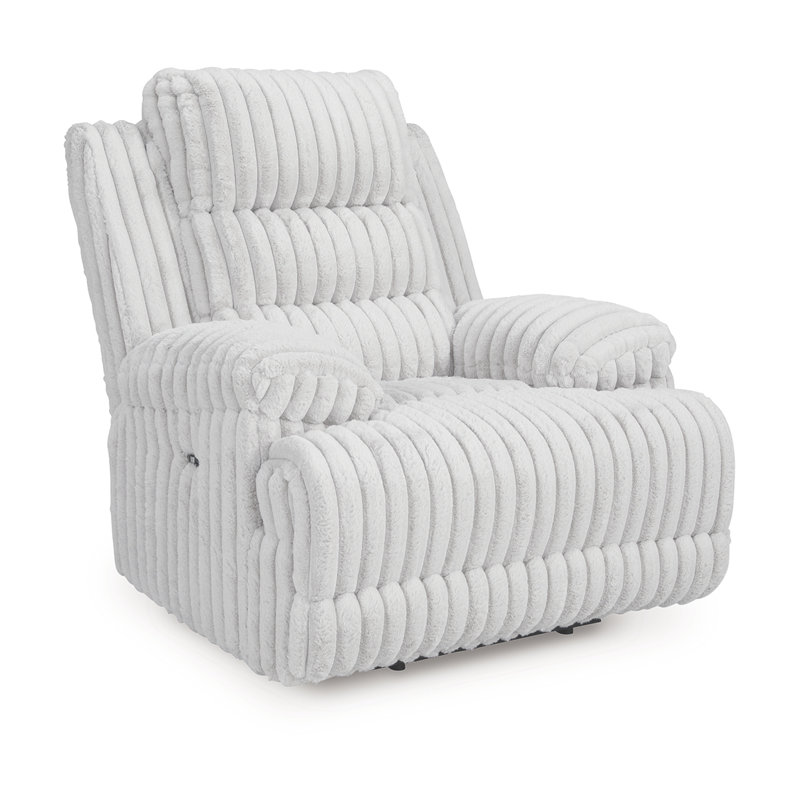 Fauteuil inclinable électrique Rhines Falls, Blanc