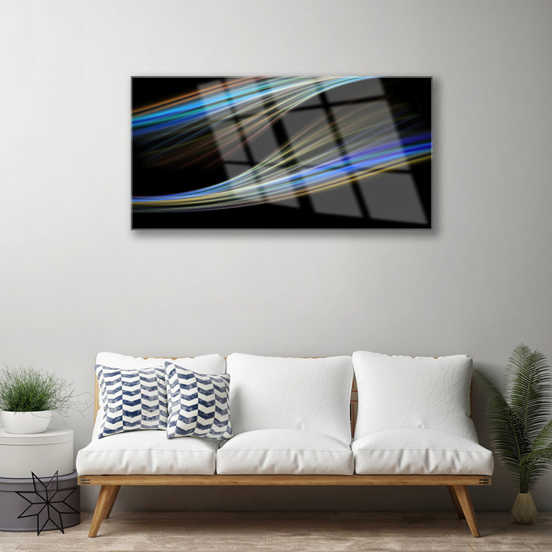 Art Abstract Art - No Frame Print on Glass