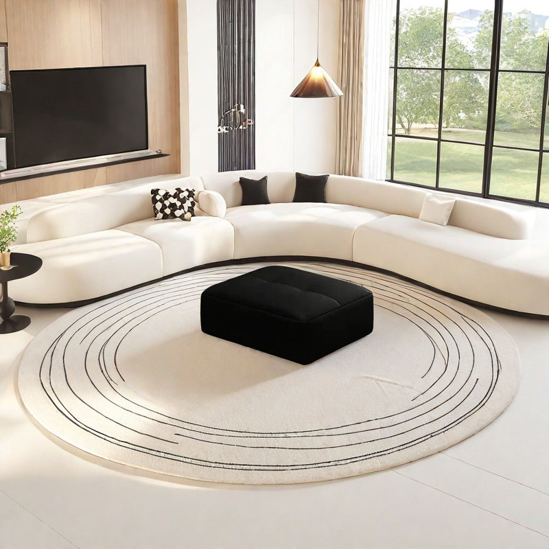 Nordic multi-seat in-line  sofa, Black