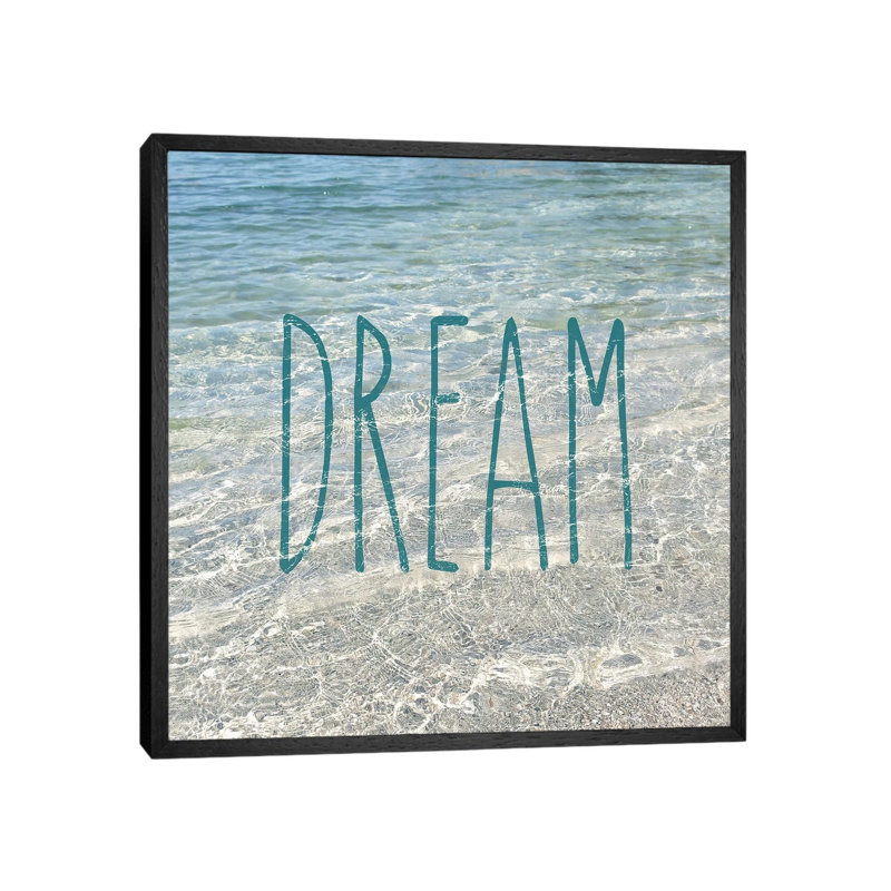 Dream In The Ocean 1 Piece Wall Art on Canvas, 66.04 cm H x 66.04 cm W, Black Framed