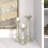 3 Piece Glass Tabletop Candlestick Set