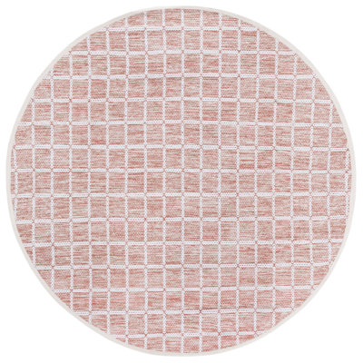 Klevis 977 Area Rug In Orange / Ivory