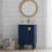 French Style 20-Inch Bathroom Vanity With Ceramic Sink With Soft-Close Door & Half-Moon Handle & Adjustable Shelf-1708614789