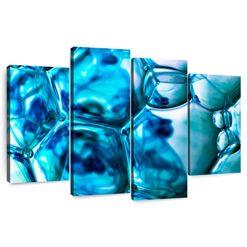 Avery Blue Bubbles, 14" H x 24" W