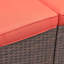Outdoor Seating Groups With Cushions And Ottoman-2068945339