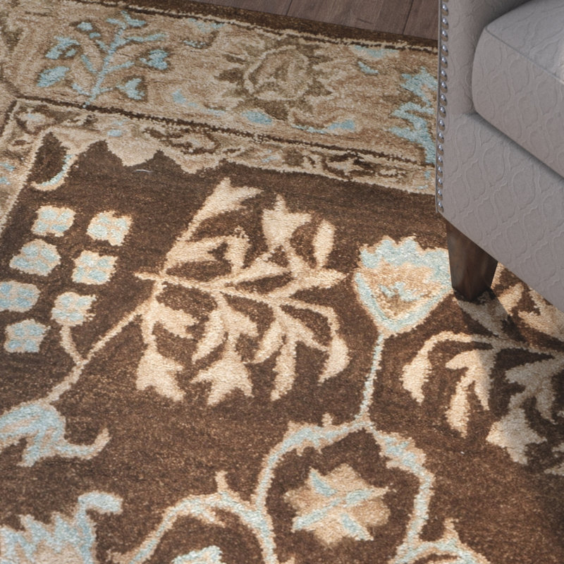 Ladd Wool Pile Oriental Rug, Rectangle 4' x 6'