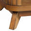 Table basse rectangulaire en bois pour le salon, table basse de 41,5 pouces avec pieds en bois massif