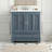30" Bathroom Vanity With Ceramic Sink, Solid Wood Frame Bathroom Sink Cabinet With Adjustable Shelf, Drawer With Divider, Solid Wood Feet-426137996