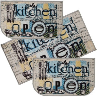 Custom 3 piece kitchen rug sets