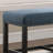 Fabric Counter Height Dining Bench with Nailhead Trim-2133386204