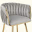 Ensemble de 2 tabourets de bar à hauteur de comptoir, tabourets de cuisine de style Mid-Century moderne avec dossier et pieds en métal-681418055
