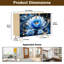 Buffet Buffet avec rangement Fleurs de lotus bleues aux accents dorés scintillants abstraits tourbillonnant avec 2 portes pour le salon et la cuisine