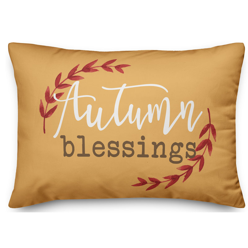  Housse de coussin lombaire Autumn Blessings