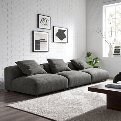 Canapé modulaire en tissu 3 pièces Solace