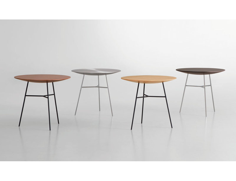 Bassa End Table, Brushed, 18" H x 20" W x 20" D