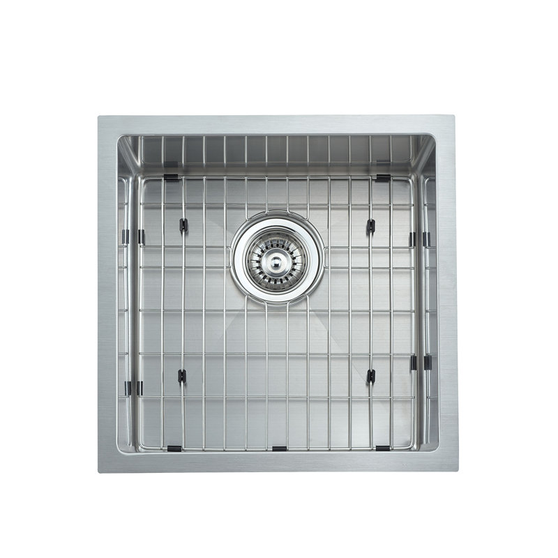 17" L x 17" W Undermount Bar Sink
