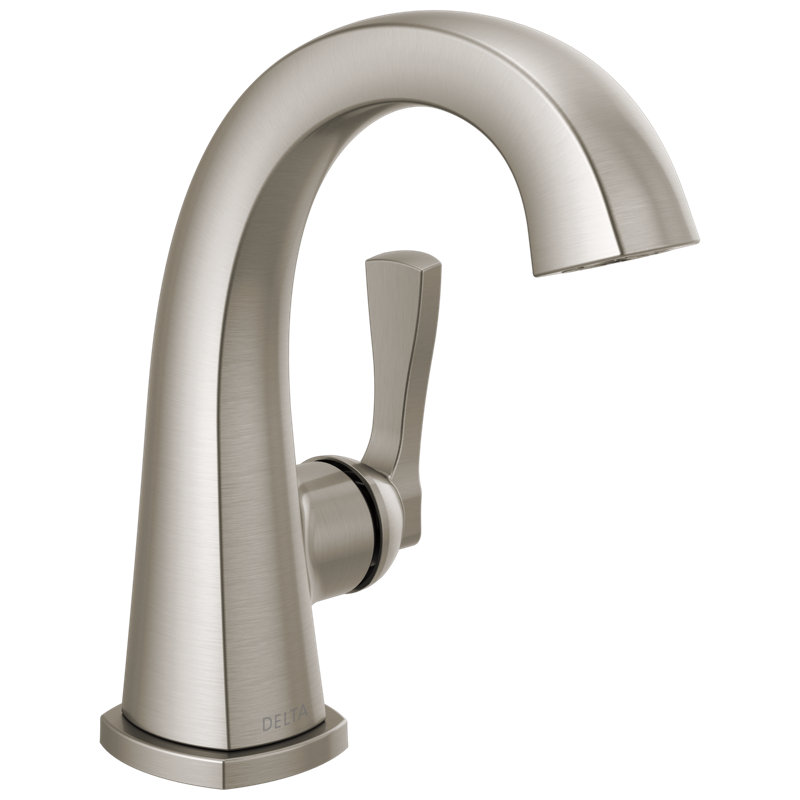 Robinet de salle de bain monocommande, Acier inoxydable Lumicoat