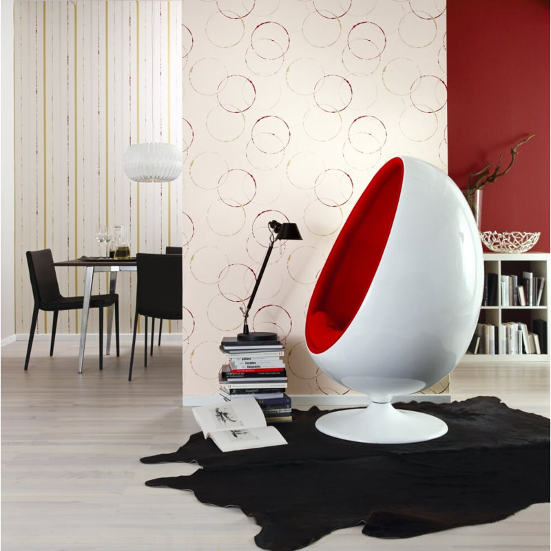 Rouleau de papier peint Credle, Rouge