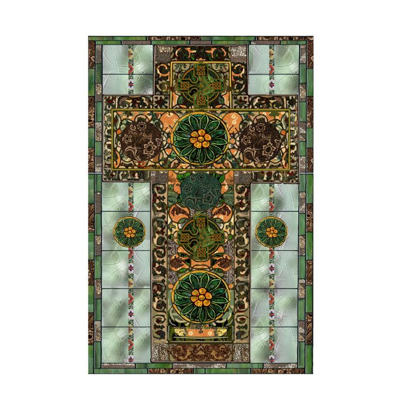 Sasha Celtic Cross Canvas Art, 22" H x 32" W