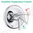 7-Setting Dual Shower Head Spa With - Stainless Steel Slide, Wall Mount Drill- Head, Finish