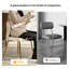 Fauteuil d'appoint moderne en velours avec dossier capitonné Leona H 29 po-764843812
