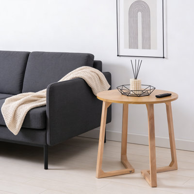 Table d'appoint étroite en bois massif Living Table