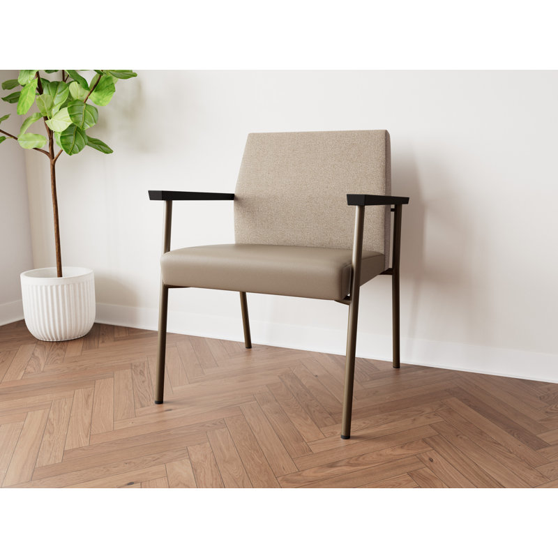 Lesro Chaise d'invité Mystic, Bronze, Archetype Silt Modena Farro