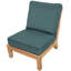 Monterey Sectional Armless Teak Outdoor Chair-1405620693