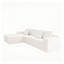 Siège de canapé modulaire 104,3 x 68,9 po, canapé rembourré compressé pour le salon, la chambre à coucher, l’appartement, aucun assemblage requis, combinaison gratuite de 2 pièces, tissu en velours côtelé moelleux-1548250544