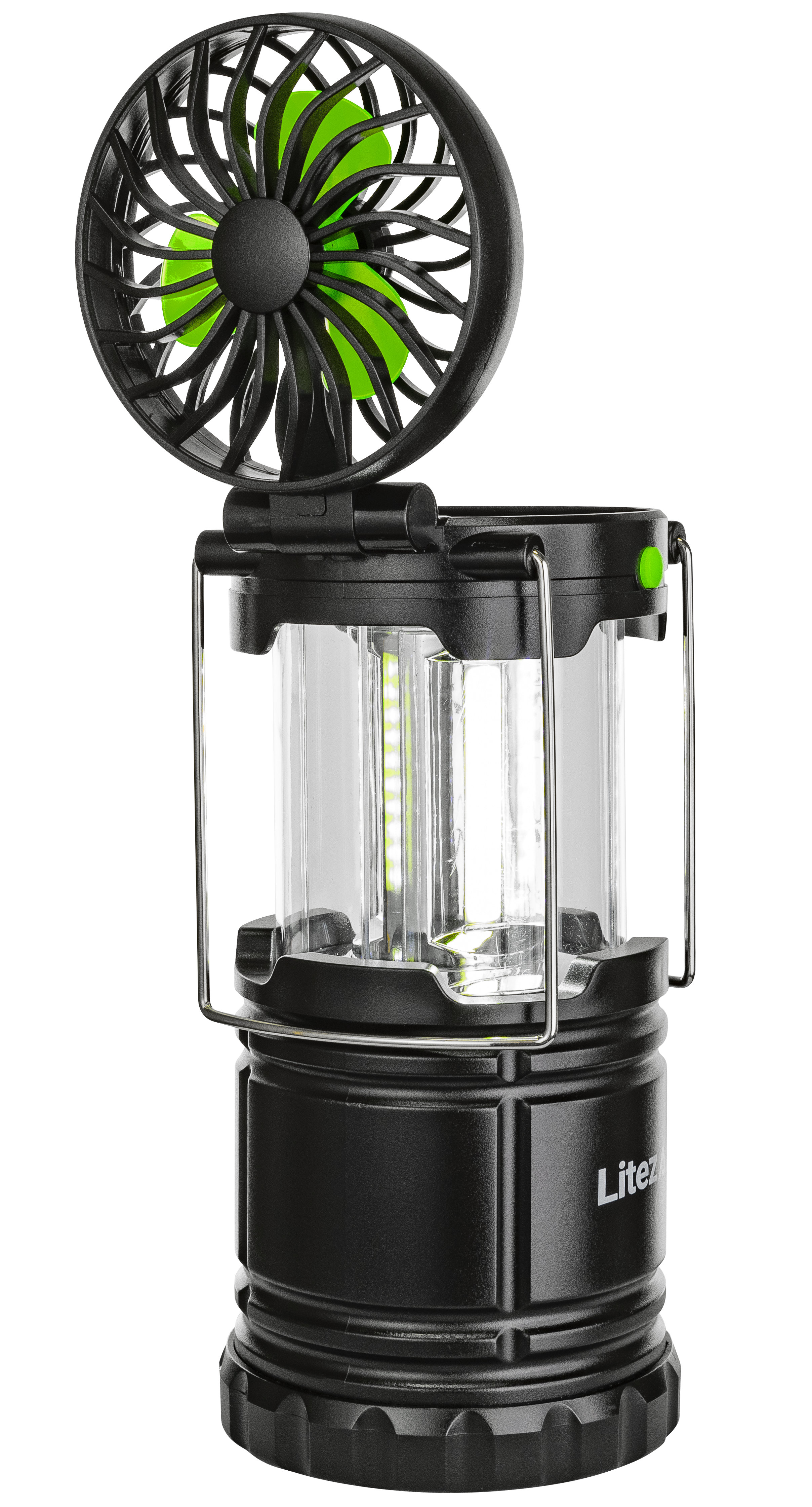 LitezAll Pull Up Lantern with Built-in Fan