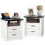 Table de chevet 2 tiroirs avec station de charge Octavius H 24 po-781686775