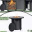Table ronde d'extérieur au propane 40000BTU