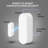 WBM Smart WiFi Door Sensor, Window Alarm Sensor, Wireless Security Alarm, App Control