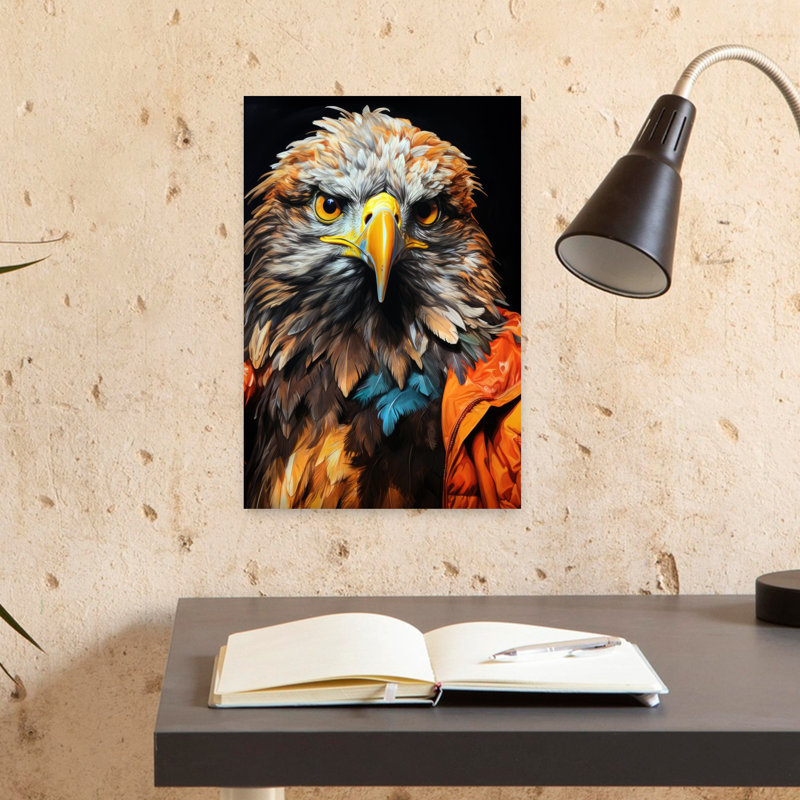 Art mural Regal Eagle, H 18 po x l 12 po
