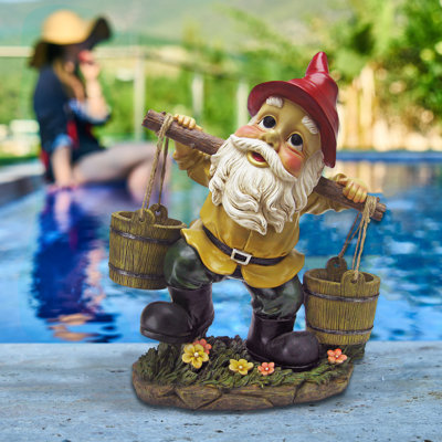 Statue de nain de jardin Barney