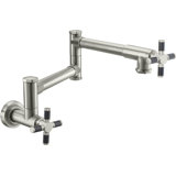 Descanso Pot Filler Dual Handle Wall Mount