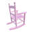 Solid Wood Children's Rocking Chair, Light Pink Indoor/Outdoor Toddler Seat-1051150876-1051150879
