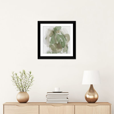 «Flow I», reproduction d'impression sur toile en vert