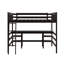 Lit mezzanine double en bois massif Gores par Harriet Bee-66939108